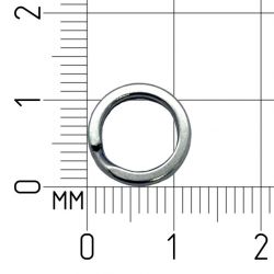 Кольцо заводное Mikado круглое BN № 12 тест 30 кг. (5 шт.)
