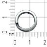 Кольцо заводное Mikado круглое BN № 15 тест 35 кг. (5 шт.)