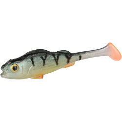 Виброхвост Mikado REAL FISH 8 см., 4.8 г., PERCH (5 шт.)