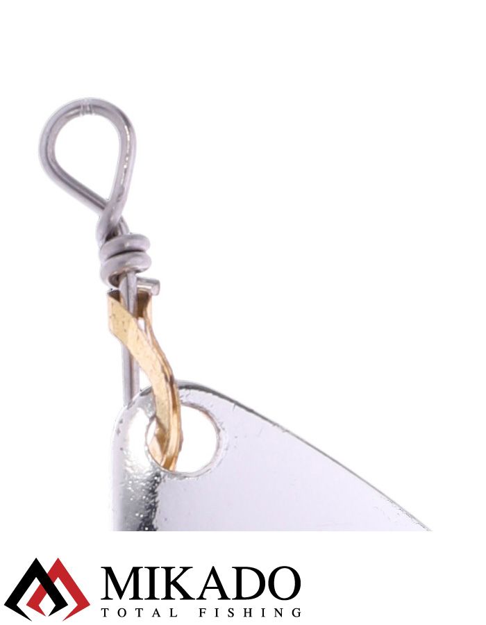Блесна вращающаяся Mikado STREAM №2, 7 г., серебро 00, длина лепестка 42 мм.