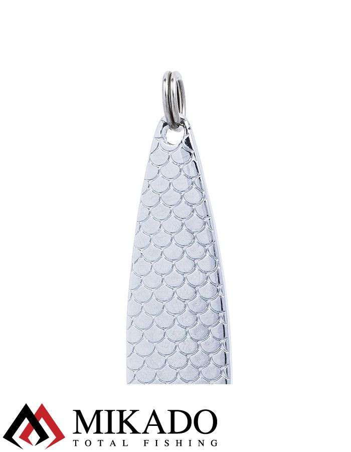 Блесна колеблющаяся Mikado MINNOW №1, 7.5 г., 6 см., серебро