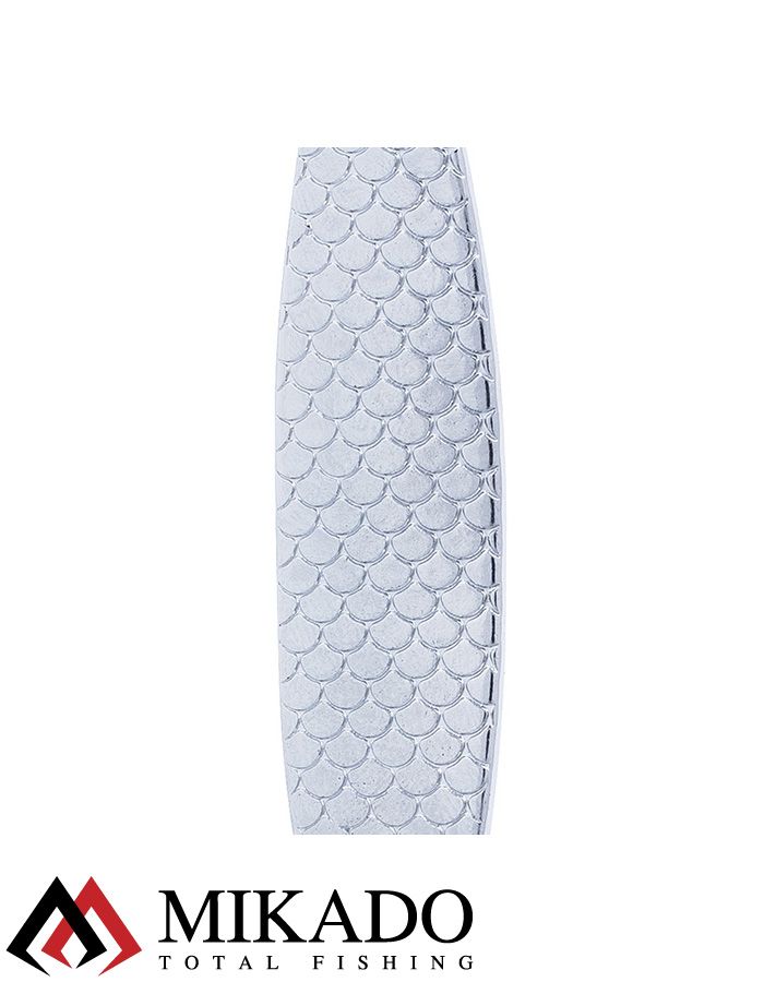 Блесна колеблющаяся Mikado MINNOW №1, 7.5 г., 6 см., серебро