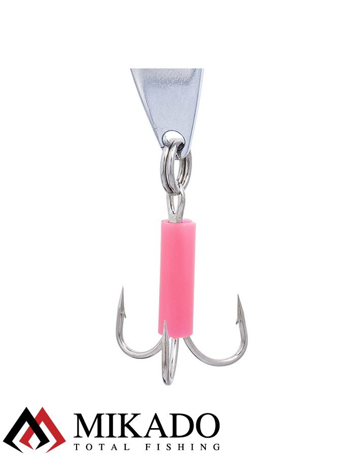 Блесна колеблющаяся Mikado MINNOW №1, 7.5 г., 6 см., серебро