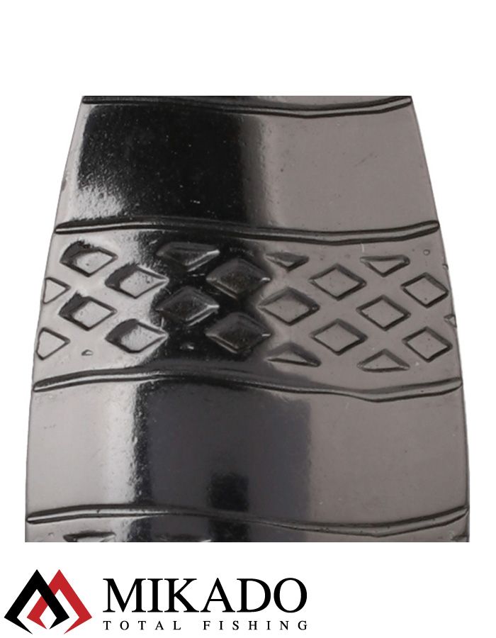 Блесна колеблющаяся Mikado STRIPE №2, 16 г., 5.8 см., чернёная