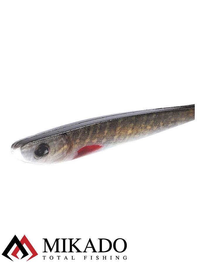 Приманка слаг Mikado SAIRA 14 см., 10 г., 3D PIKE (4 шт.)