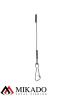 Отводной поводок Mikado для фидерного монтажа 7 см., жёсткий, скольз, с вертлюгом и застёжкой(3 шт.)