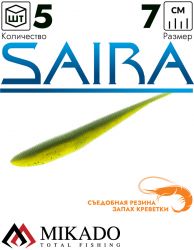 Приманка слаг Mikado SAIRA 7 см., 2.1 г., 344 (5 шт.)