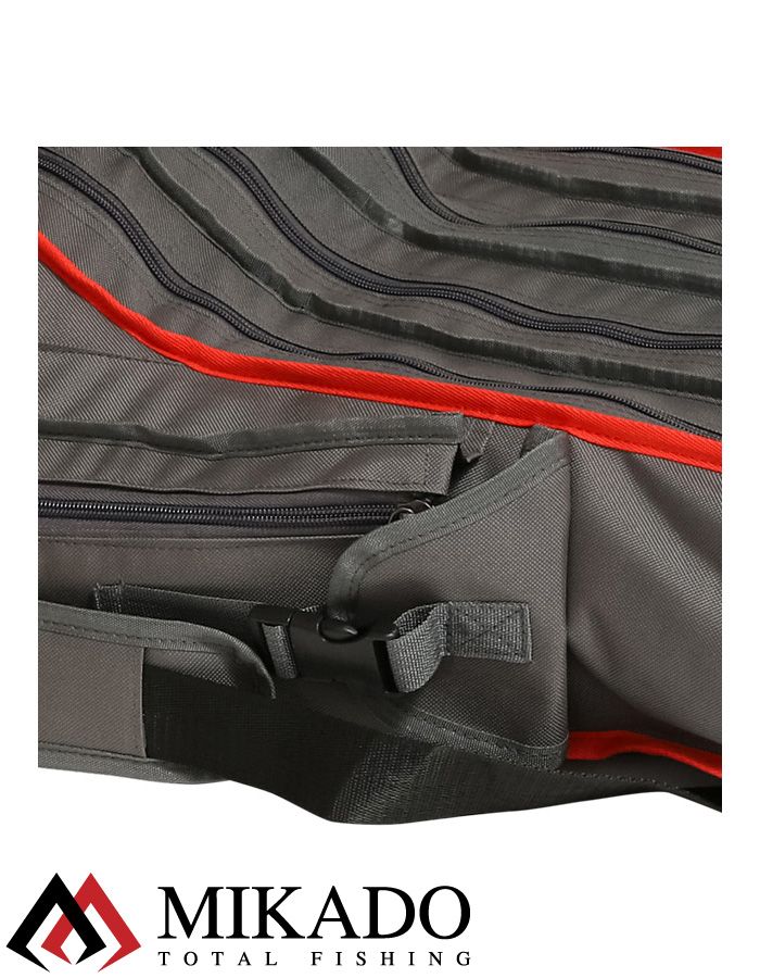 Чехол для удилищ Mikado 4 секции 160 см. серый