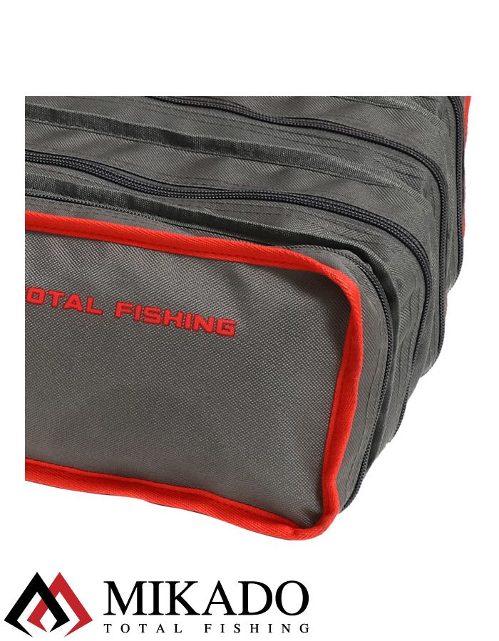 Чехол для удилищ Mikado 4 секции 160 см. серый