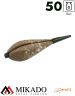 Грузило карповое сменное Mikado. отцентрованное (песочный) 25S  50 г.