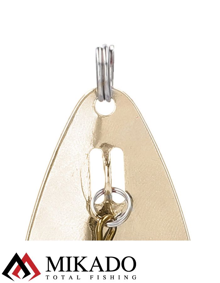 Блесна колеблющаяся Mikado HUNTER №1, 7 г., 7.6 см., золото