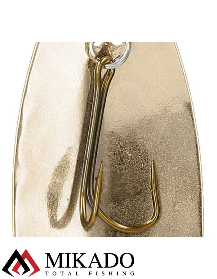 Блесна колеблющаяся Mikado HUNTER №1, 7 г., 7.6 см., золото