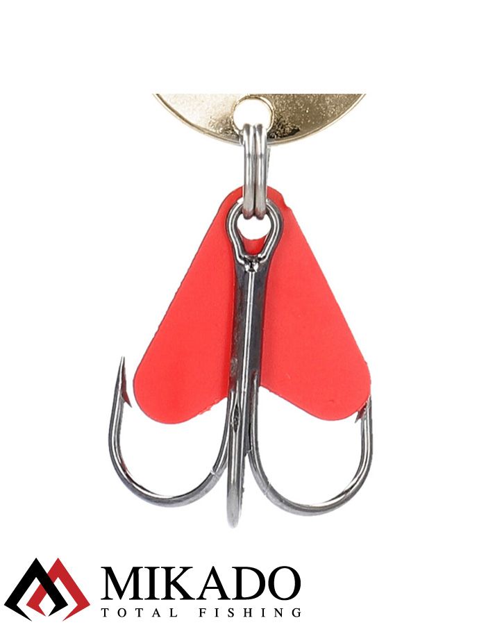 Блесна колеблющаяся Mikado HUNTER №1, 7 г., 7.6 см., золото