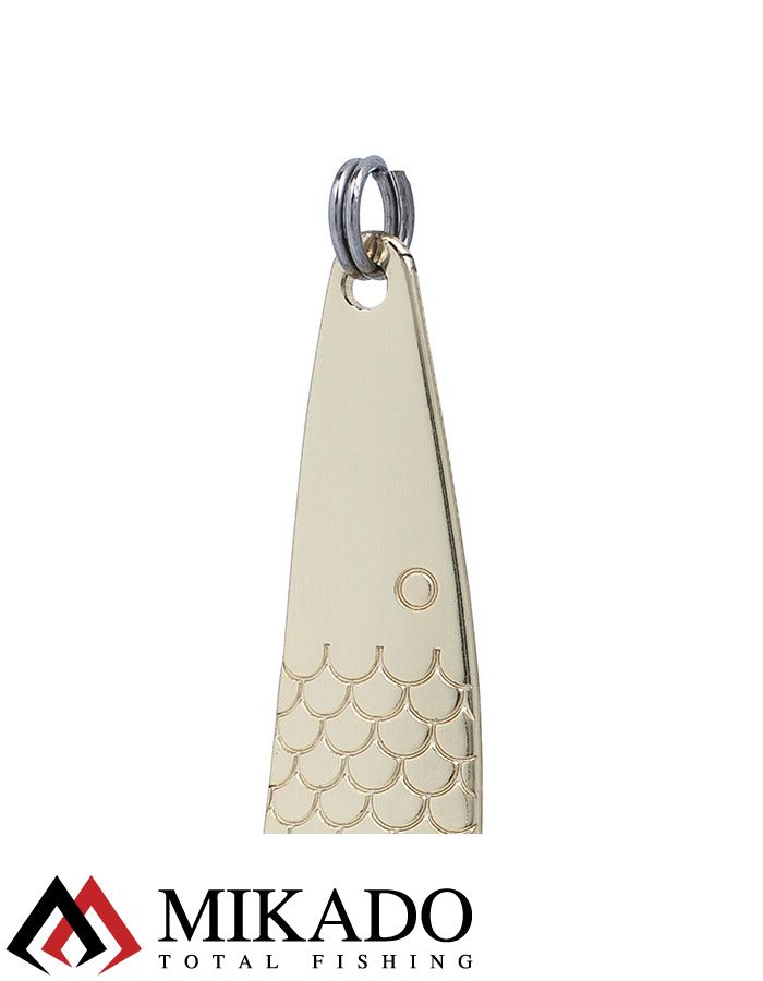 Блесна колеблющаяся Mikado RUNNER №4, 16 г., 9.1 см., золото