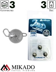 Чебурашка Mikado JAWS TUNGSTEN 3 гр. ( 3 шт.)
