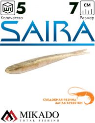 Приманка слаг Mikado SAIRA 7 см., 2.1 г., 345 (5 шт.)