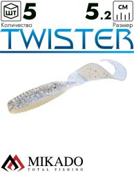 Твистер Mikado TWISTER 52 мм., 1.7 г., 70 (5 шт.)