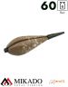 Грузило карповое сменное Mikado. отцентрованное (песочный) 25S  60 г.