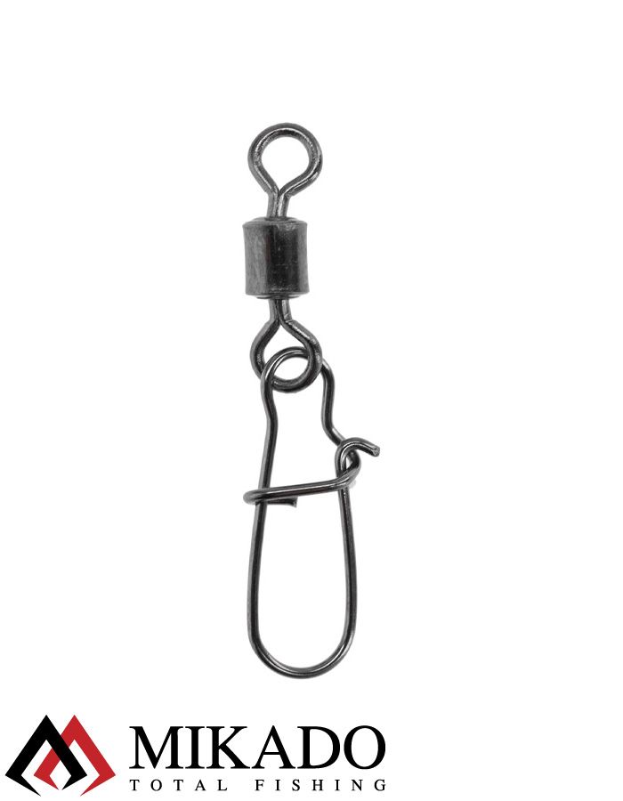 Застежка с роликовым вертлюжком Mikado Fastlock № 20,  тест 6 кг. (12 шт.)