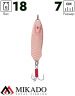 Блесна колеблющаяся Mikado GALLE №2, 18 г., 7 см., медь