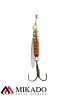 Блесна вращающаяся Mikado BLASTER №5, 11.4 г., серебро 10, длина лепестка 47 мм.