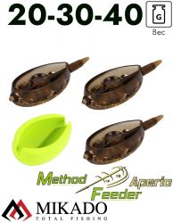 Набор методных кормушек Mikado Aperio L SET (20+30+40 г + форма)