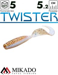 Твистер Mikado TWISTER 52 мм., 1.7 г., 71 (5 шт.)