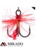Блесна вращающаяся Mikado HYPNOTIC №5, 13.4 г., BEE, с красной кисточкой, тройник BKK