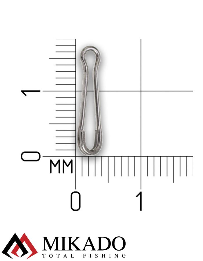 Застежка Mikado Hawaii BN № 1.  тест 9 кг. (12 шт.)