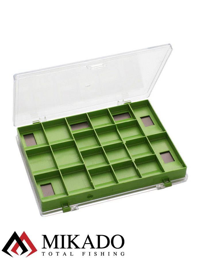 Коробочка рыболовная Mikado для крючков UABM-036 магнитная