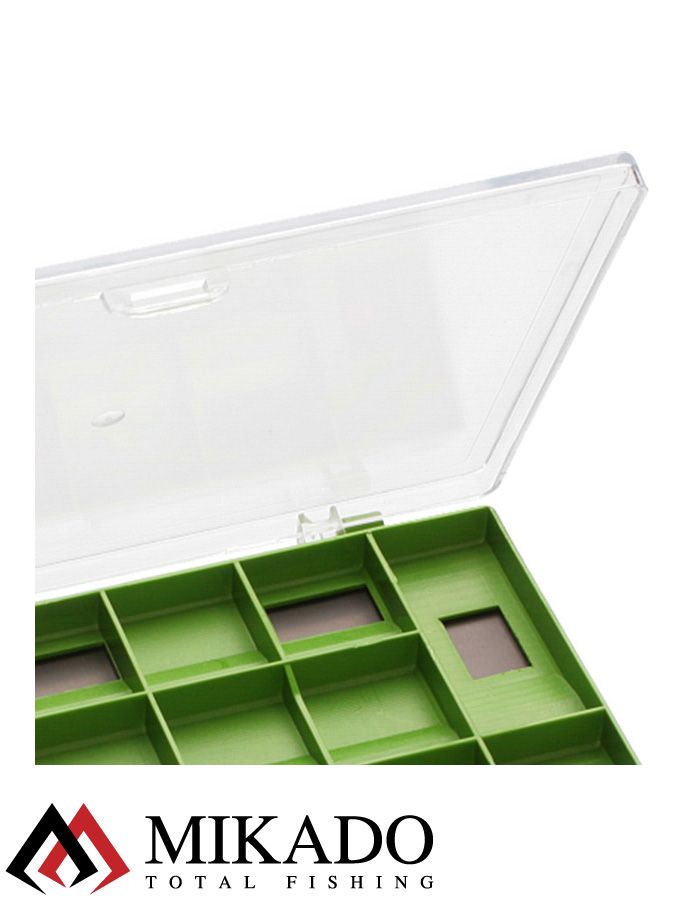 Коробочка рыболовная Mikado для крючков UABM-036 магнитная