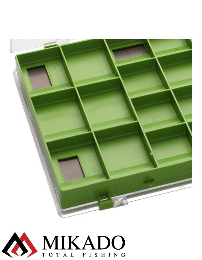 Коробочка рыболовная Mikado для крючков UABM-036 магнитная