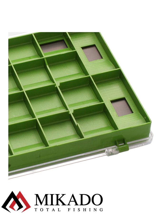 Коробочка рыболовная Mikado для крючков UABM-036 магнитная