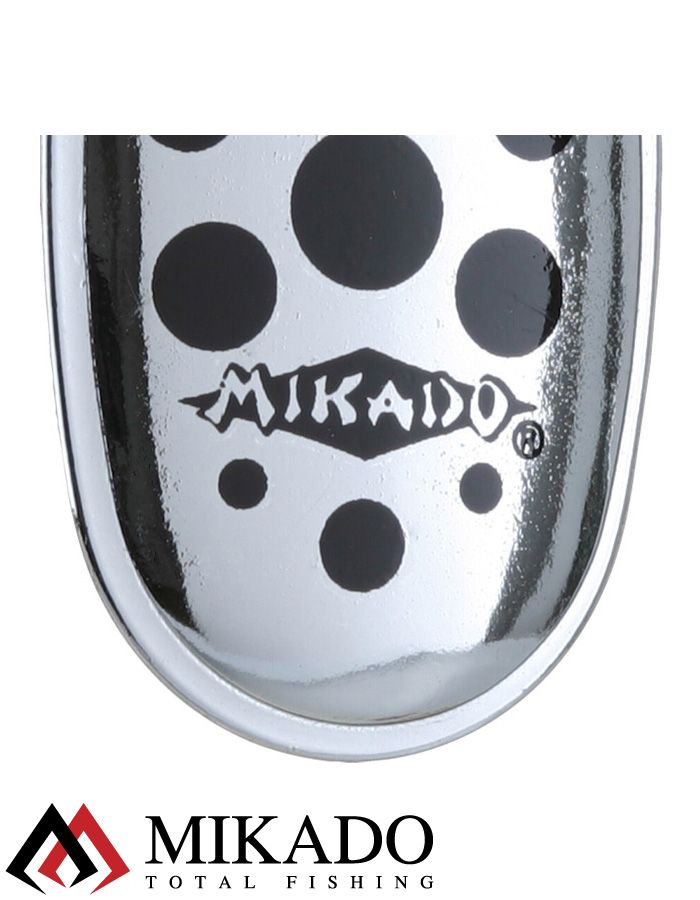 Блесна вращающаяся Mikado BLASTER №5, 11.4 г., серебро 11, длина лепестка 47 мм.