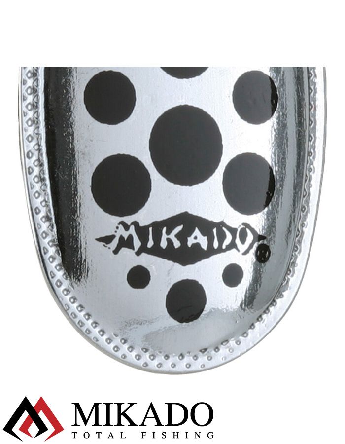 Блесна вращающаяся Mikado FOCUS №2, 4 г., серебро 11, длина лепестка 28 мм.