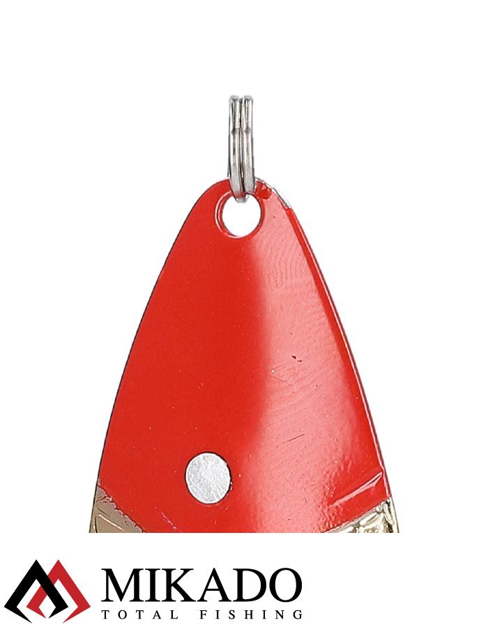 Блесна - незацепляйка колеблющаяся Mikado PIKE №1, 18 г., 7.6 см., золото