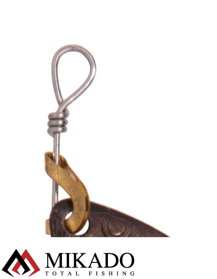 Блесна вращающаяся Mikado WILLOW №2, 7 г., состаренная медь, длина лепестка 40 мм.