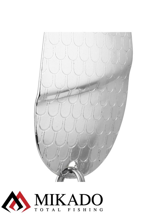 Блесна колеблющаяся Mikado EZZA (чешуя) №1, 8 г., 7.0 см., серебро