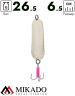 Блесна колеблющаяся Mikado TRYTHON №6, 26.5 г., 6.5 см., золото