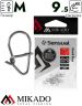 Застёжка Mikado ROUND SNAP M тест 9,5 кг. (10 шт.)