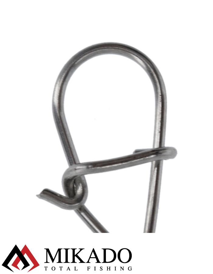 Застёжка Mikado ROUND SNAP M тест 9,5 кг. (10 шт.)