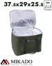 Термо-сумка рыболовная Mikado ENCLAVE THERMO, размер L (37,5 x 29 x 25,5 см.), тёмно-зелёная