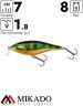 Воблер Mikado PRESIDENT 7 см. / PH - плавающий