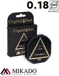 Леска мононить Mikado CRYSTAL LINE 0,18 (150 м) - 4.75 кг.