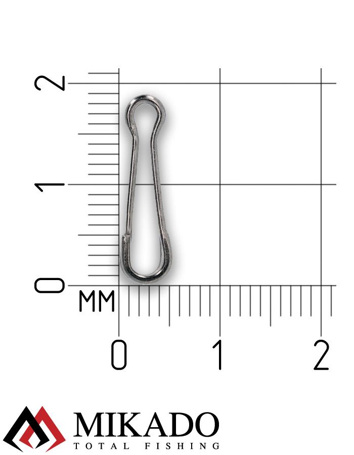 Застежка Mikado Hawaii BN № 2.  тест 12 кг. (12 шт.)