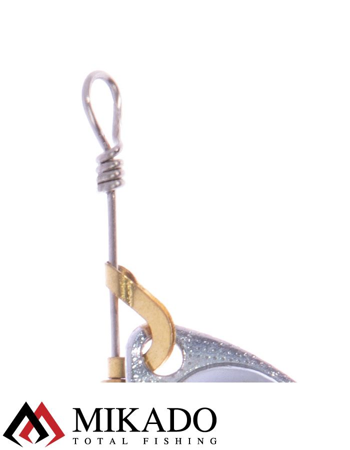 Блесна вращающаяся Mikado FOCUS №2, 4 г., серебро 20, длина лепестка 28 мм.