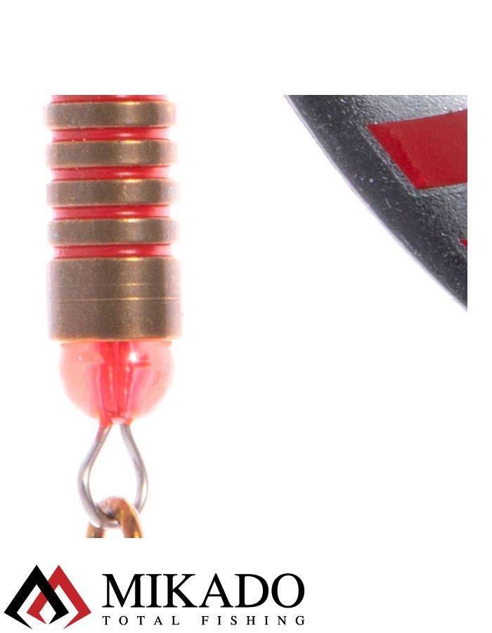 Блесна вращающаяся Mikado STREAM №2, 7 г., серебро 20 HOLO, длина лепестка 42 мм.