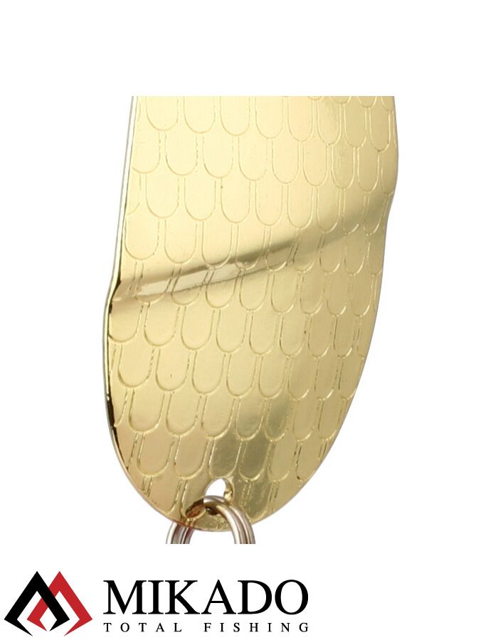 Блесна колеблющаяся Mikado EZZA (чешуя) №2, 12 г., 7.1 см., золото