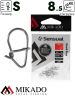 Застёжка Mikado ROUND SNAP S тест 8,5 кг. (10 шт.)