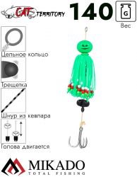 Приманка на сома Mikado CAT TERRITORY BOGEY TEDDY 140 г.